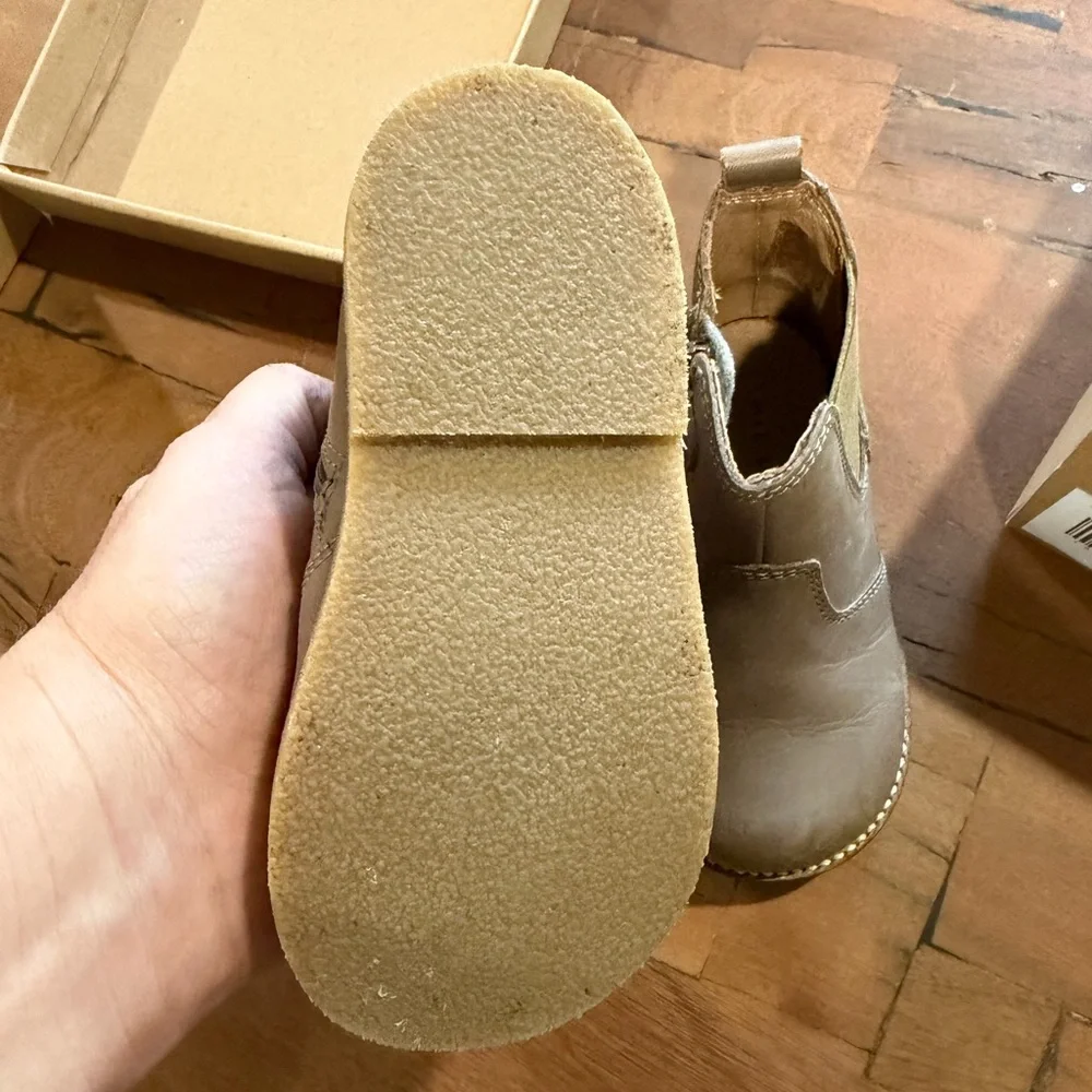 Jamie Kay Kids Leather w Elastic Side / color: bear